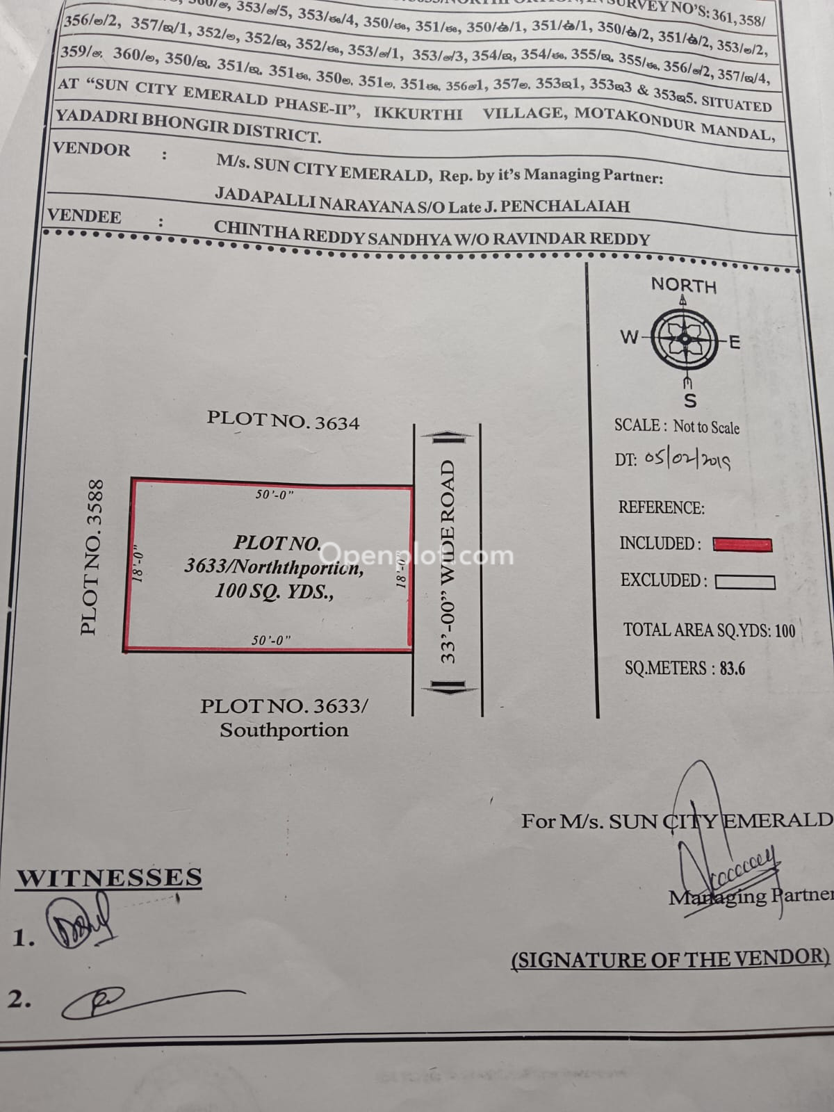 Plot for Sale in Ikkurthi,Yadadri Bhuvanagiri
